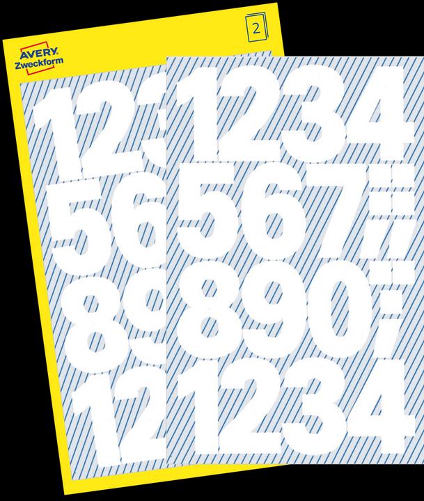 Immagine prodotto Z-Design Etichette numeriche