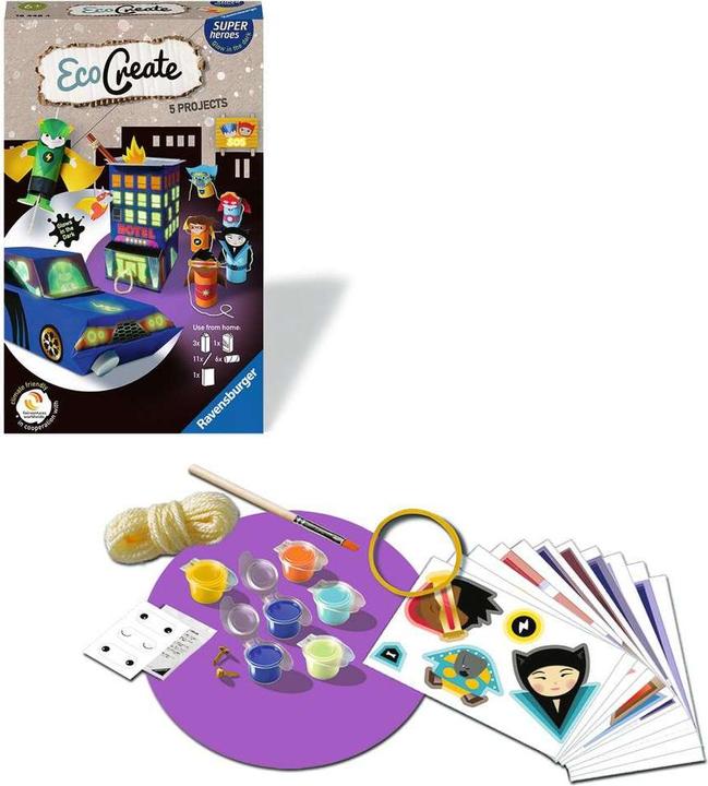 Immagine prodotto Ravensburger EcoCreare Mini Supereroi