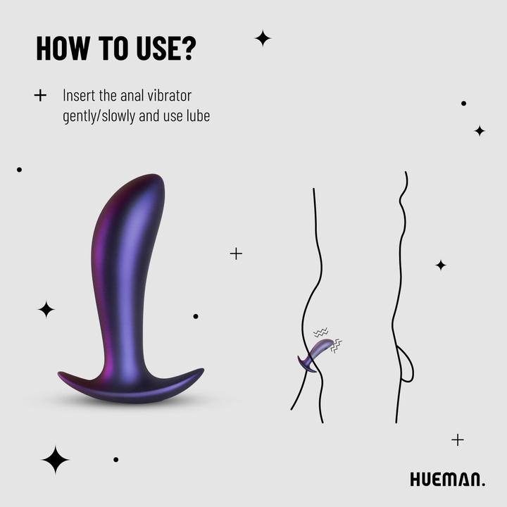 Actual product image Hueman Uranus Anal Vibrator