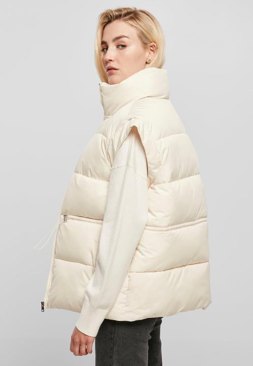 Actual product image Urban Classics Ladies Waisted Puffer Vest (S)