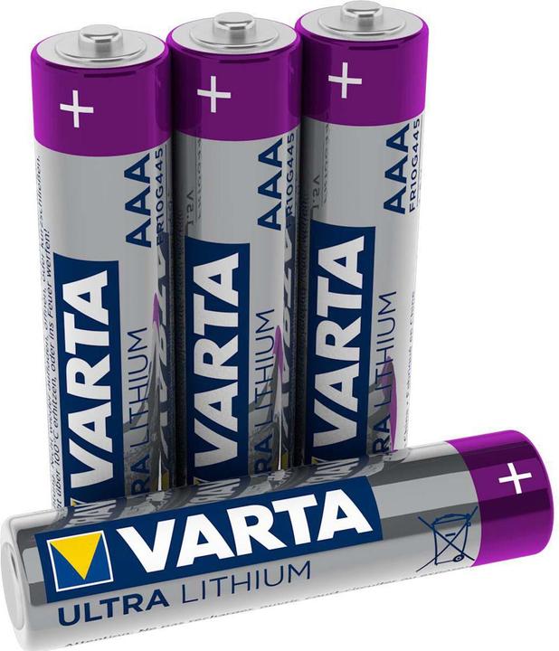 Actual product image Varta ULTRA Lithium (4 pcs., AAA, 1100 mAh)