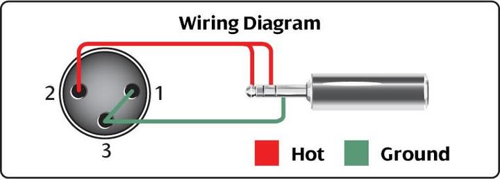 Productafbeelding Hosa XVM-110F - Kabel XLR,10F - 3,5mm TRS (3 m)