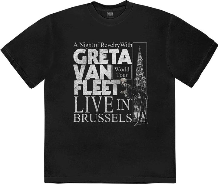 Greta Van Fleet Adult Night Of Revelry BaumwollTShirt (S)
