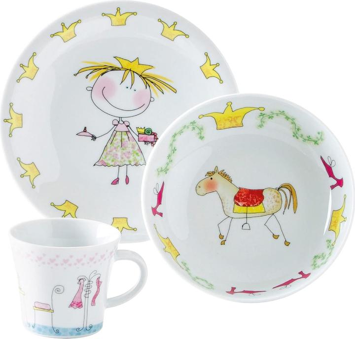 Immagine prodotto Kahla Stoviglie per bambini in porcellana 3 pezzi Principessa delle favole