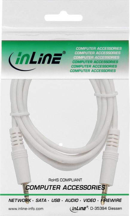 Actual product image InLine Jack cable (2 m, 3.5mm jack (AUX))