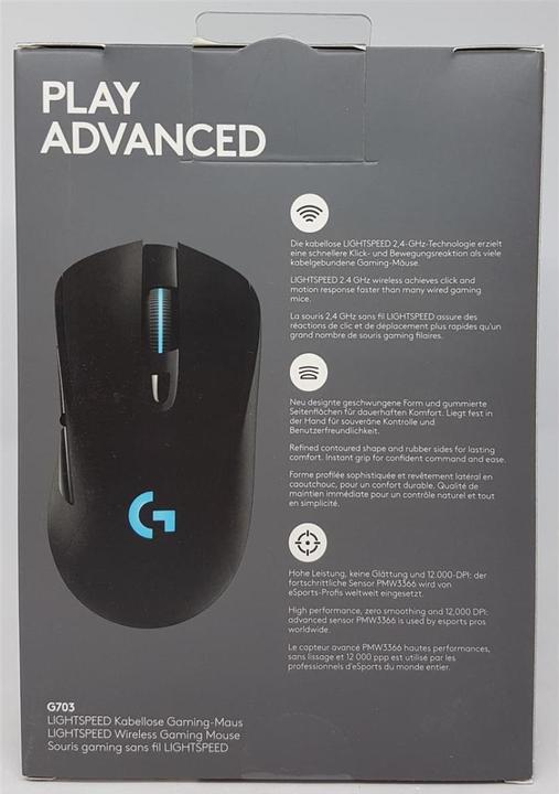 Actual product image Logitech G G703 Lightspeed (Cable, Wireless)