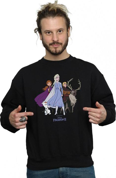 Actual product image Disney Mens Frozen 2 Group Sweatshirt (XL)