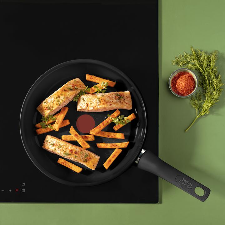 Image du produit Tefal Set de poêles + set de casseroles / poêle à frire Renew Black On 24cm + 28cm (24 cm, Poêle à frire, Ensemble de casseroles et de poêles de cuisson, Fonte d'aluminium, Céramique)
