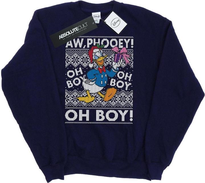 Immagine prodotto Disney Donald Duck Christmas Fair Isle Felpa Donna (M)