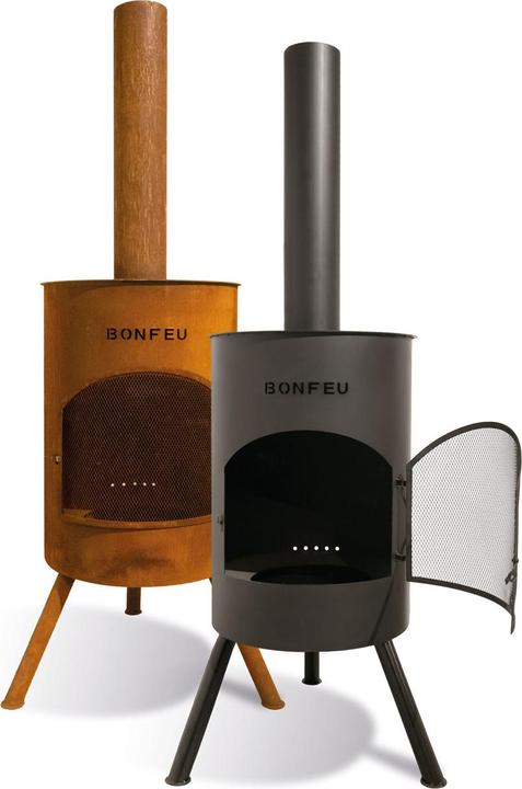 Actual product image Bonfeu BonTon 60 garden fireplace black