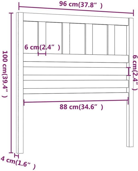 Actual product image VidaXL Kipper (96 x 4 x 100 cm)