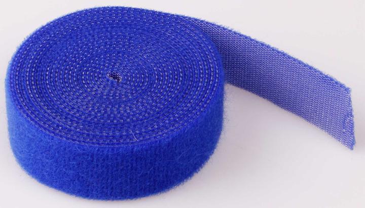 Actual product image Kuza Klettband blau Breite 20mm, 2 Meter nicht selbstklebend! (20 mm)