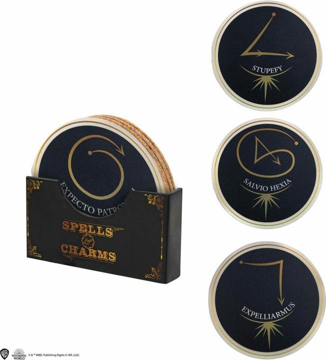 Produktbild Cinereplicas Harry Potter Untersetzer 2er-Pack Spell & Charms (2 x)