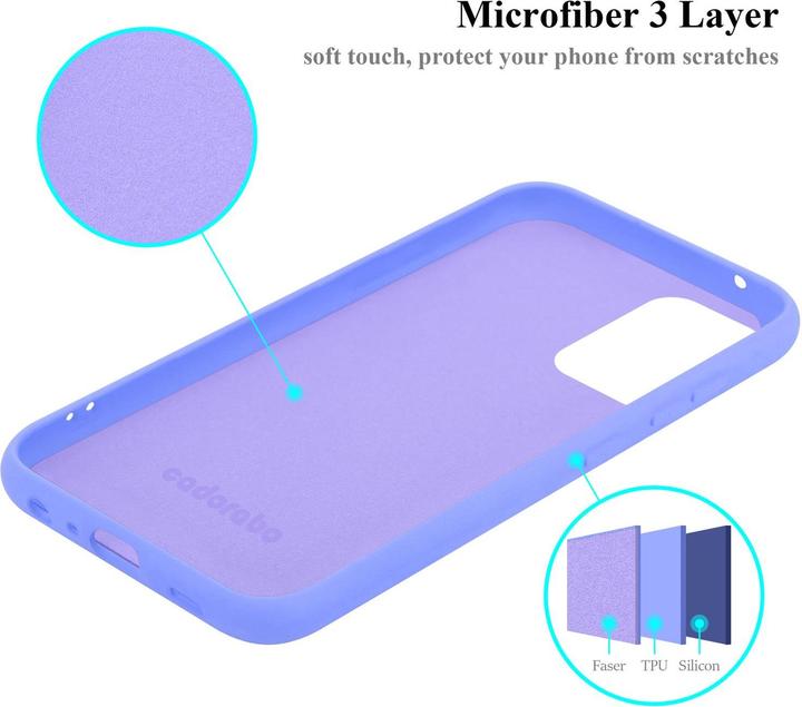 Immagine prodotto Cadorabo Copertura della cassa del silicone liquido TPU (Samsung Galaxy A72)