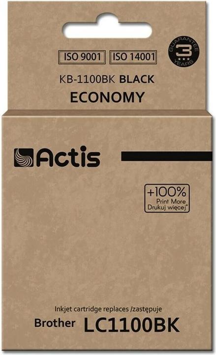 Produktbild Factis KB-1100Bk ink cartridge for Brother printer LC1100/LC980 black - Kompatibel - Ti (BK)