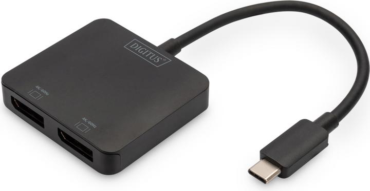 Image du produit Digitus 2-Port-Video-Hub USB-C->2x Displayport (USB-C, 5.51 cm)