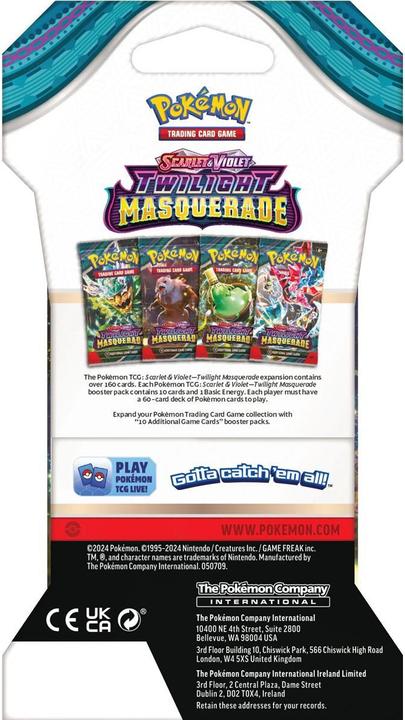 Produktbild Pokémon Twilight Masquerade (Englisch, Booster Pack)