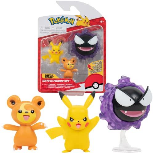 Produktbild Jazwares Pokémon: Teddiursa, Pikachu, Nebulak