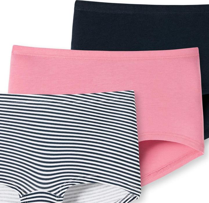Actual product image Schiesser Pack of 6 Teens Girls 95/5 Organic Cotton Shorts (176, pack of 6)
