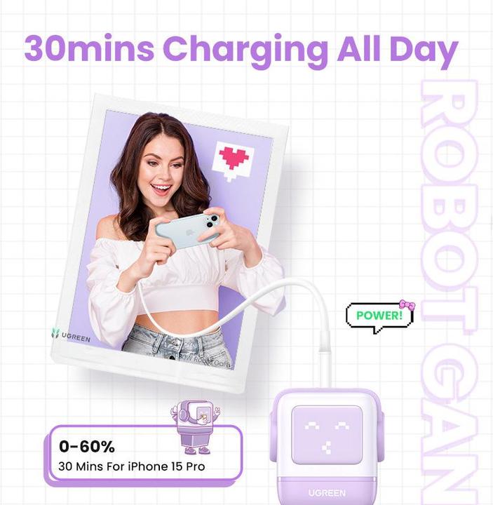 Actual product image Ugreen Nexode RG (65 W)