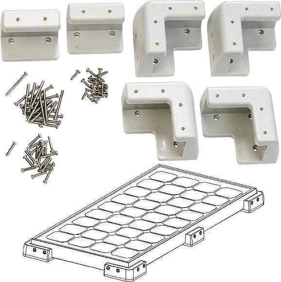 Image du produit Revolt Quatre kits de montage sans perçage pour les panneaux solaires (Matériel de montage du système solaire)