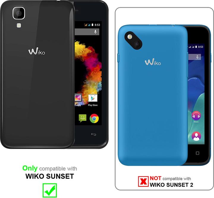 Productafbeelding Cadorabo Glas ter bescherming van het scherm (1 Stuk, Wiko Zonsondergang)