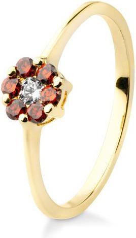 Produktbild Breuning RING - BRILLANT ROT/Brill. 0,25 Ct. H/si (58, 750/18 K Gold)