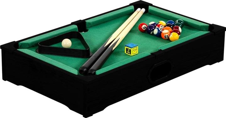 Immagine prodotto Games Planet Mini tavolo da biliardo NANO + accessori, nero