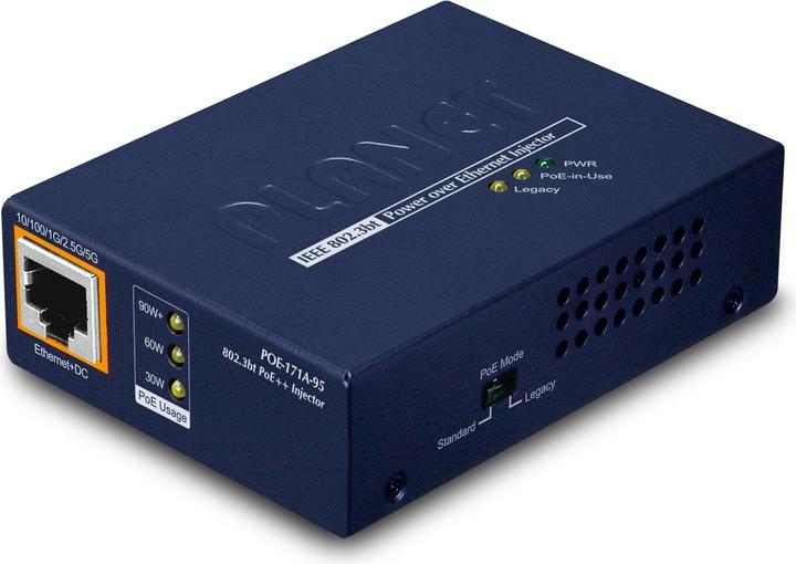Produktbild Planet POE-171A-95 Netzwerk-Switch Gigabit Ethernet (10/100/1000) Power over Ethernet (PoE) (2 Ports)