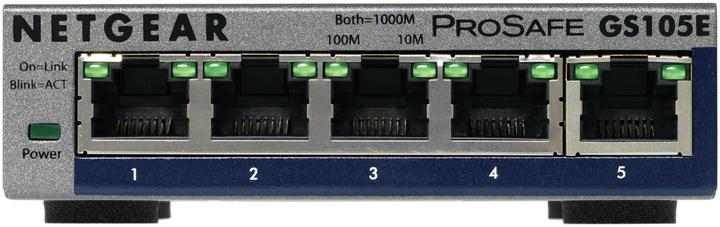Netgear Gs105e-200pes (5 Ports)