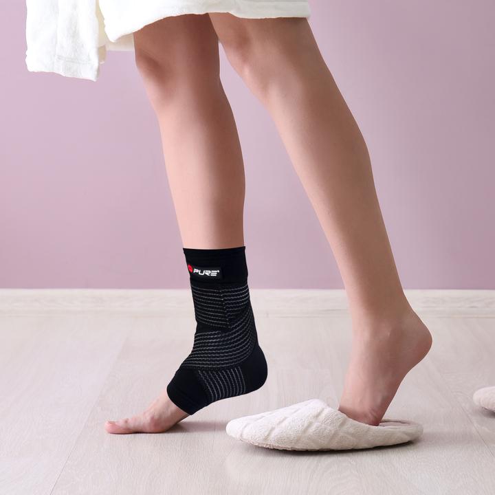 Actual product image Luxtri Ankle Brace XL SZ Breathable Foot Bandage against Tilting for Sports for Men and Women (XL)