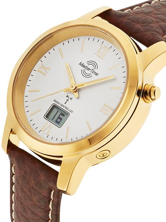 Produktbild Master Time MTLA-10299-13L Funk Basic Series Damen 34mm 3ATM (Funkuhr, Analoguhr, Digitaluhr, 34 mm)