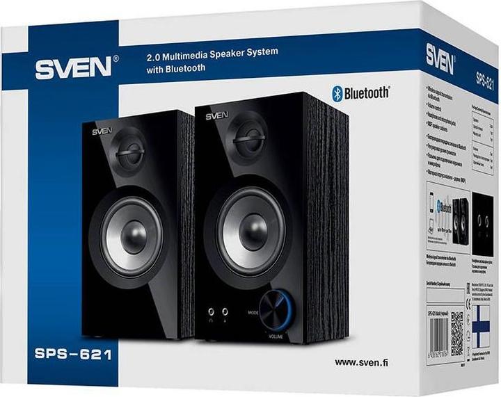 Actual product image Sven Speaker SPS-621, 28W Bluetooth (black) (Electrical connection)