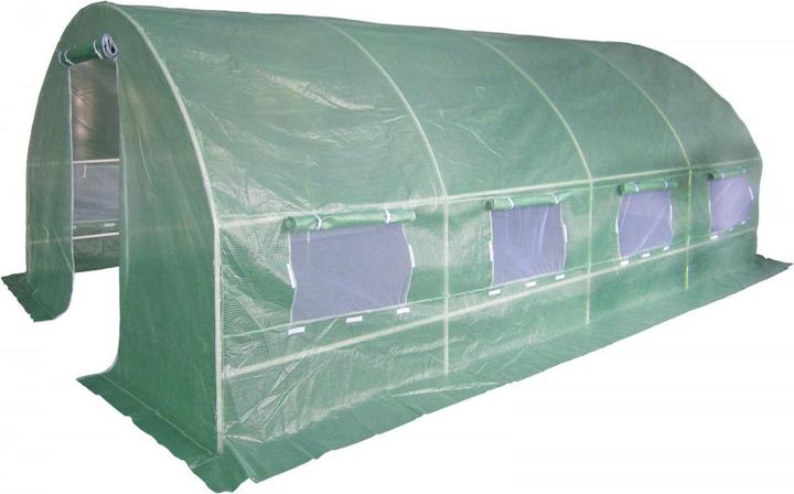 Produktbild Dema Gewächshaus Tunnel Treibhaus Frühbeet Pflanzbeet Tomatenhaus 600x300 cm 6x3 m