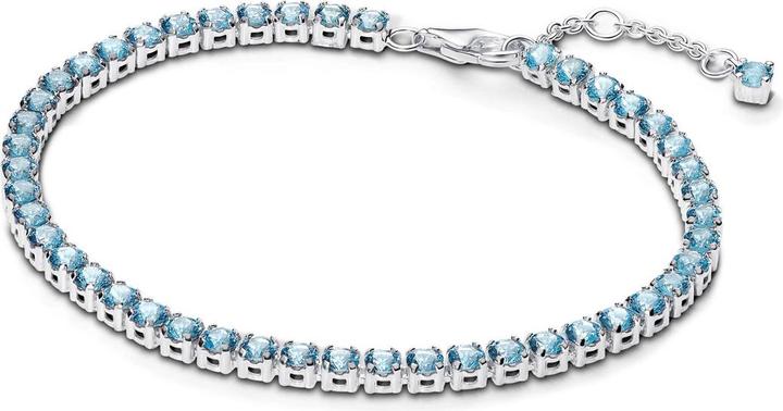 Pandora Funkelndes Blaues Tennisarmband (Silber 925)