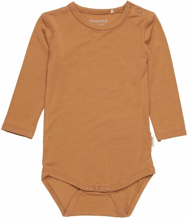 Actual product image Minymo Long sleeve bodysuit Bamboo Chipmunk Gr. 74 (74)