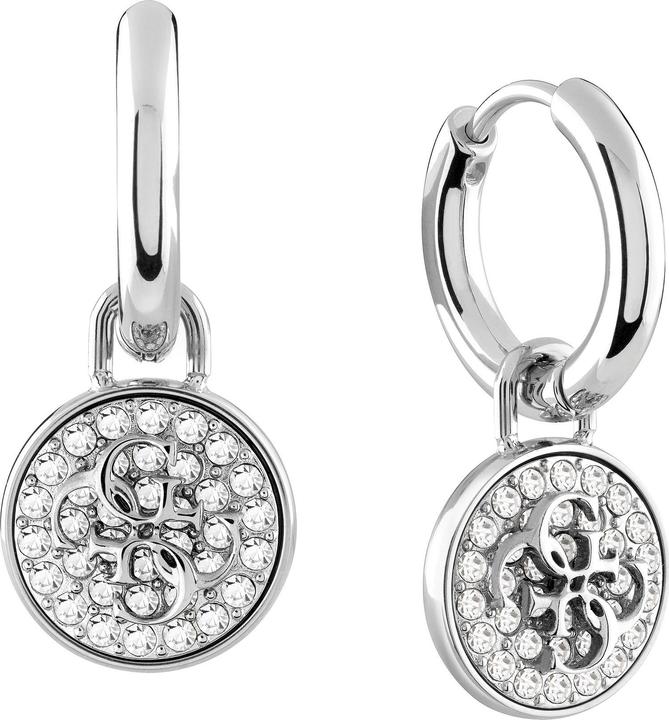 Guess Steel earrings with pendants 2 in 1 Dreaming JUBE03131JWRHT/U (Edelstahl)