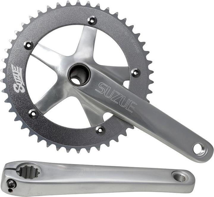 Immagine prodotto Soma Suzue - Guarnitura Pro Max Track, argento (165 mm/46) (165 mm)