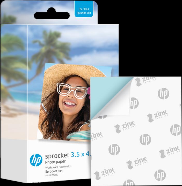 Actual product image HP Sprocket (3 x 4 inch, 50 x)
