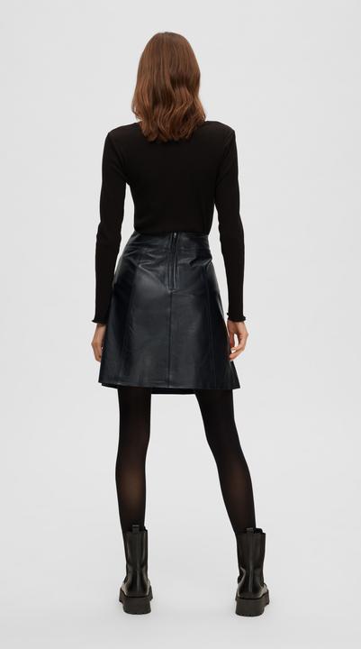 Produktbild Selected Femme Mini Lederrock (40)