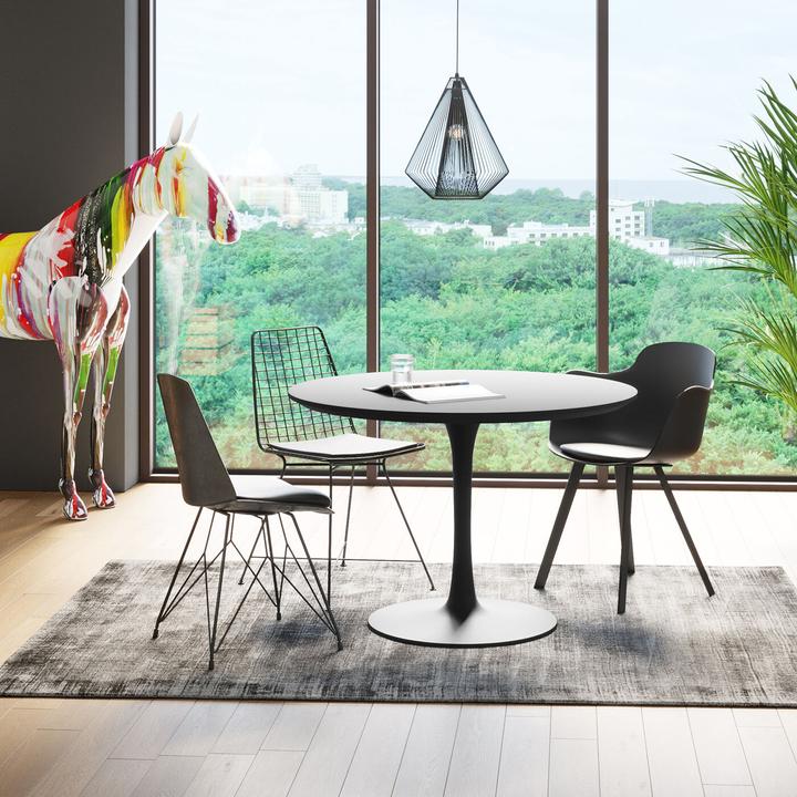 Actual product image Kare Design Tisch Schickeria Schwarz Ø110