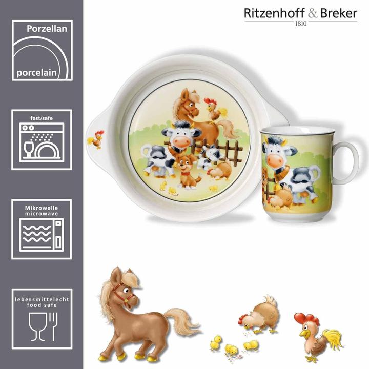 Immagine prodotto Ritzenhoff & Breker Stoviglie per bambini R+B animali da cortile 2t