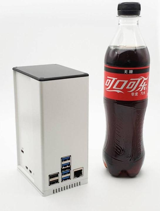 Actual product image Allnet Raspberry 4 SATA NAS kit for network storage