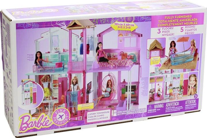 Produktbild Barbie 3-Etagen-Stadthaus