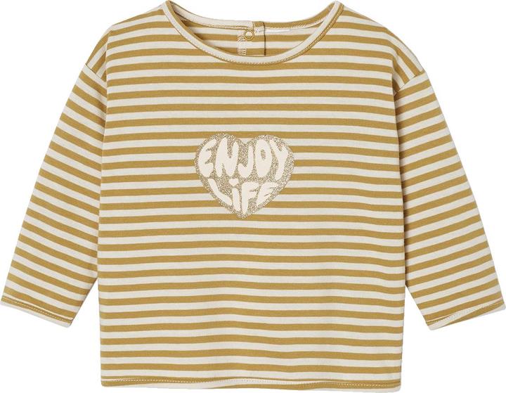 Produktbild Vertbaudet Baby Ringelshirt mit Herzmotiv (98)