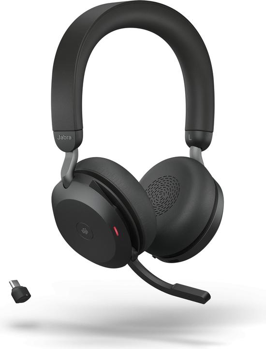 Produktbild Jabra Evolve2 75 Duo MS (Kabellos, Kabelgebunden, USB-C)