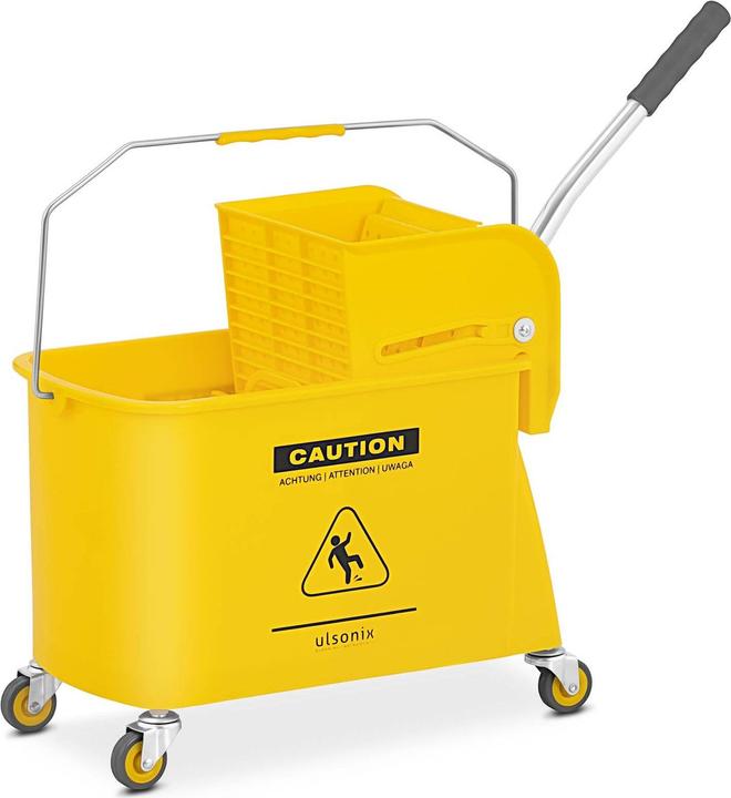 Ulsonix Cleaning trolley - with wringer - 20 L