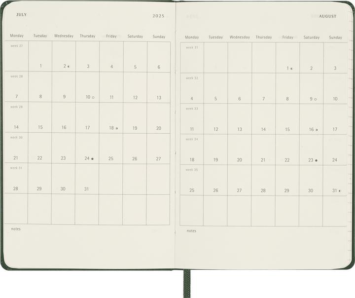 Actual product image Moleskine Daily calendar (A6, Pocket, English)