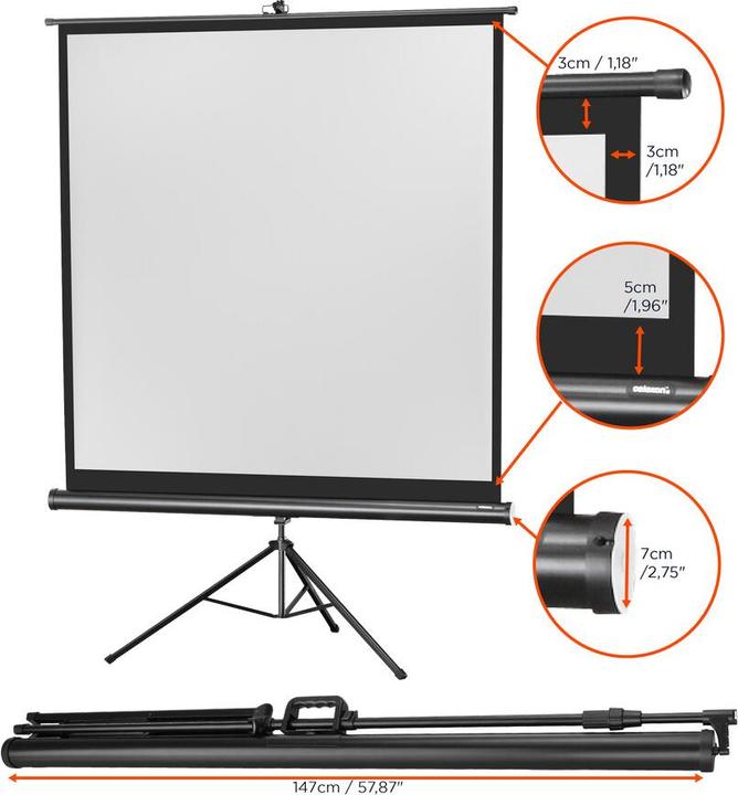 Produktbild Celexon Eco Stativ, Leinwand, 1:1 (74.02", 1:1)