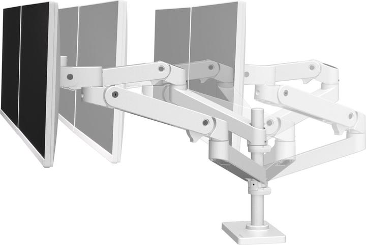 Actual product image Ergotron LX PRO ARM DUAL DISPLAY STACKING white (Table, 34")